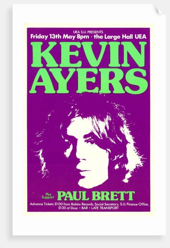 Kevin Ayers Poster (2) by Rokpool